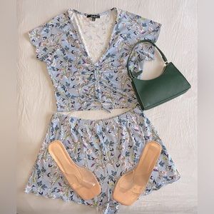 Floral 2 Piece Short Set